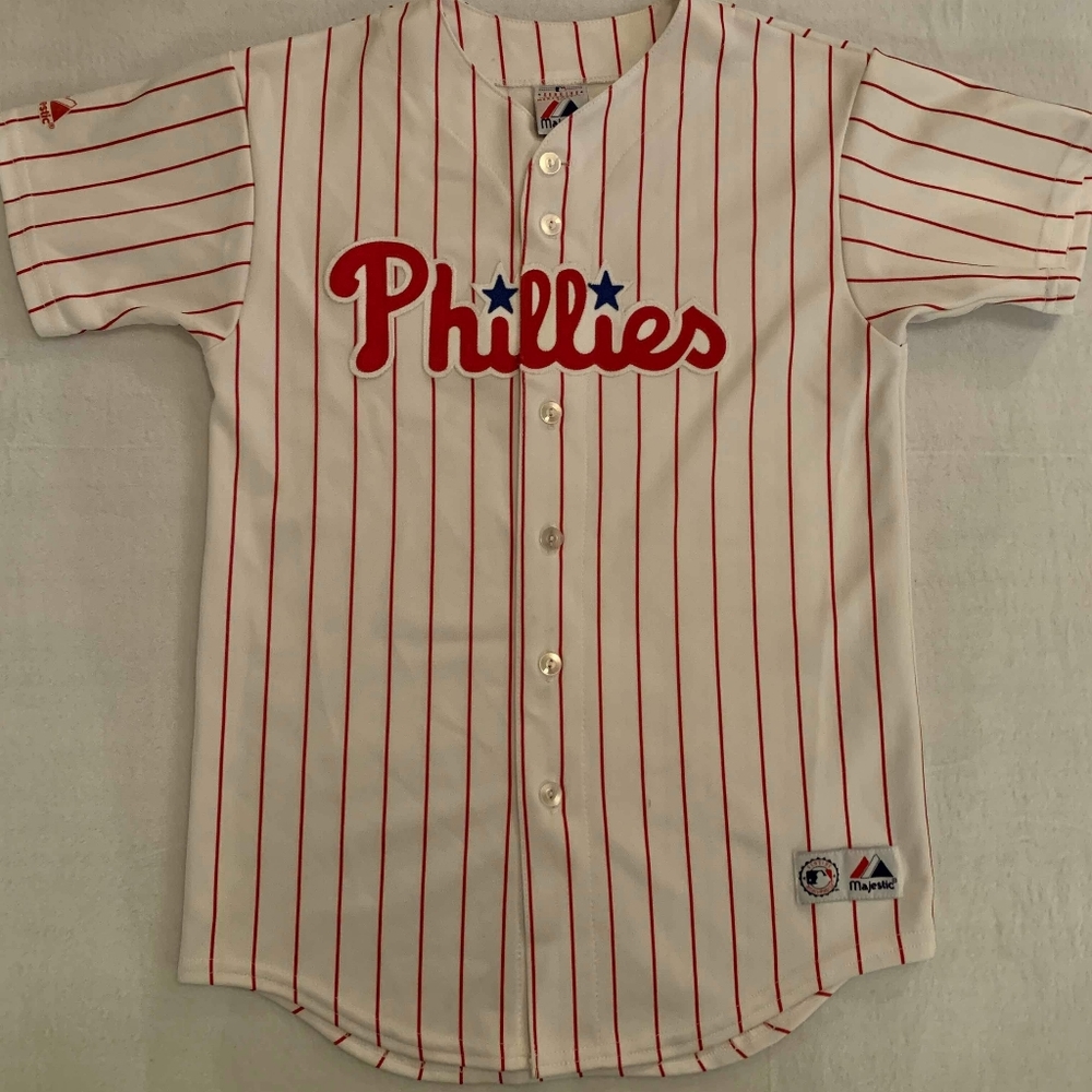 👽Stiched Phillies Jersey Size L